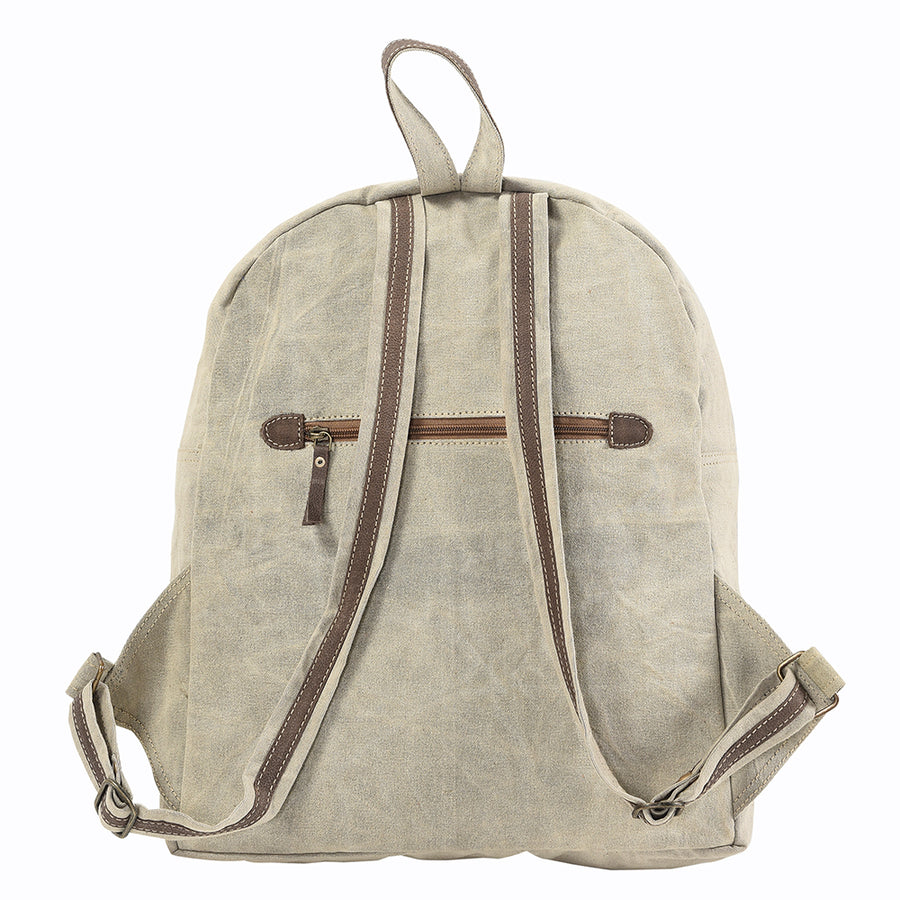 OHLAY Backpack Hand Tooled Upcycled Canvas Hair-On Genuine Leather Women Bag Western Handbag Purse Womens Handbags