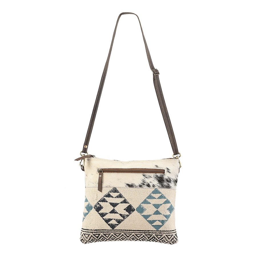OHLAY KB154 Cross Body Upcycled Wool Upcycled Canvas Hair-On Genuine by Hilason – Cowboy and equestrian accessories