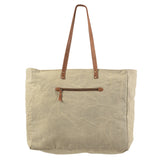 OHLAY KB168 TOTE Upcycled Wool Upcycled Canvas Hair-on Genuine Leather women bag western handbag purse