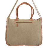 OHLAY KB175 TOTE Upcycled Wool Upcycled Canvas Genuine Leather women bag western handbag purse