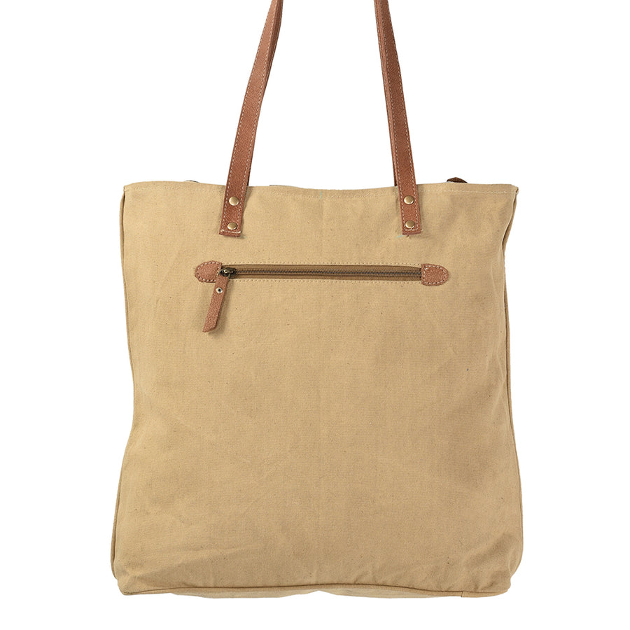OHLAY KB195 TOTE Upcycled Wool Genuine Leather women bag western handbag purse