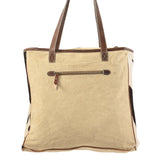 OHLAY KB221 TOTE Upcycled Wool Upcycled Canvas Hair-on Genuine Leather women bag western handbag purse