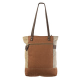 OHLAY KB224 TOTE Upcycled Canvas Genuine Leather women bag western handbag purse