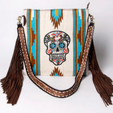 American Darling Messenger Saddle Blanket Genuine Leather women bag western handbag purse