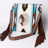 American Darling Large Crossbody Saddle Blanket Genuine Leather women bag western handbag purse