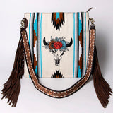 American Darling Large Crossbody Saddle Blanket Genuine Leather women bag western handbag purse