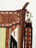American Darling Messenger Hand Tooled Saddle Blanket Genuine Leather Western Women Bag Handbag Purse | Cute Messenger Bag | Leather Messenger Bag | Messenger Purse