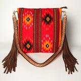 American Darling Large Crossbody Saddle Blanket Genuine Leather women bag western handbag purse