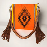 American Darling Large Crossbody Saddle Blanket Genuine Leather women bag western handbag purse