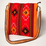 American Darling Large Crossbody Saddle Blanket Genuine Leather women bag western handbag purse