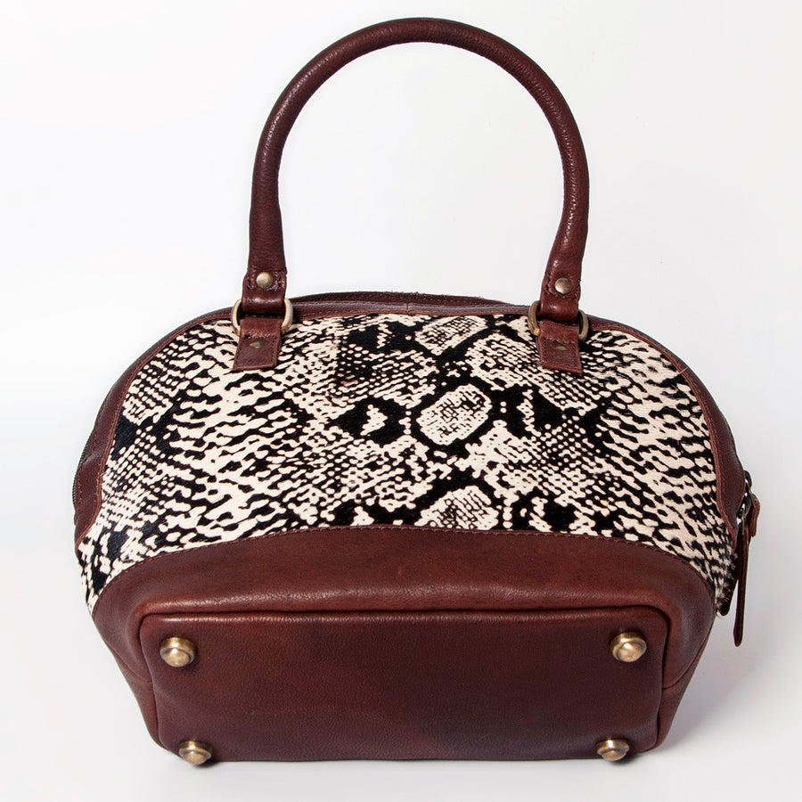 American Darling Tote Bag Hair-On Cowhide Vegetable-Tanned Genuine Leather Premium Western Handbag