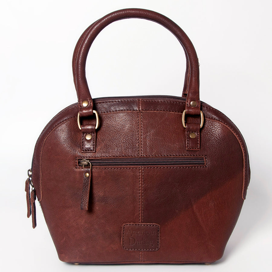 American Darling Tote Bag Hair-On Cowhide Vegetable-Tanned Genuine Leather Premium Western Handbag