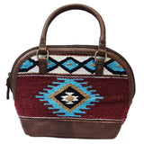 American Darling Saddle Blanket Genuine Leather Women Bag Western Handbag Purse