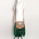 American Darling Messenger Hand Tooled Genuine Leather women bag western handbag purse