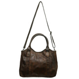 Never Mind Nmbgm127A Tote Vintage Handmade Genuine Cowhide Leather Women Bag Western Handbag Purse