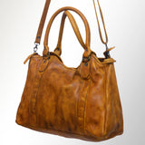 Never Mind Nmbgm127B Tote Vintage Handmade Genuine Cowhide Leather Women Bag Western Handbag Purse