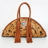 American Darling Taco Hair on Genuine Leather Western Women Bag Handbag Purse | Travel Bags College Casual