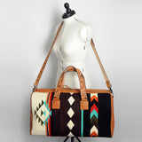 ADBG870F American Darling Saddle Blanket Genuine Leather Women Bag Western Handbag Purse