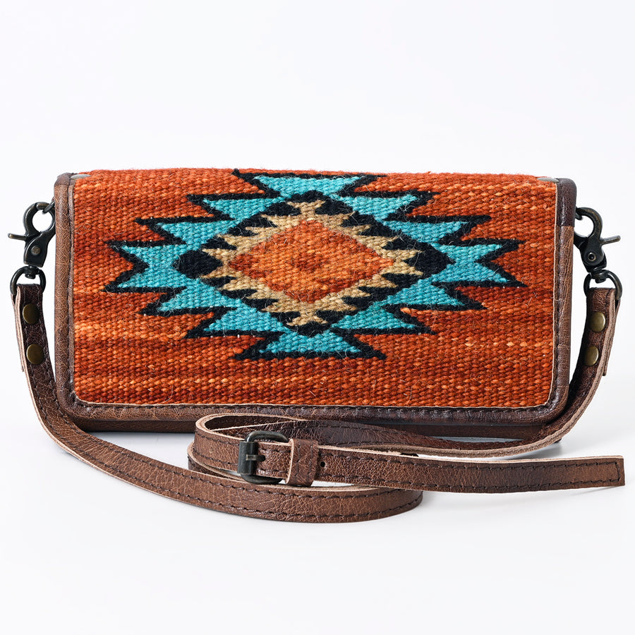 American Darling Wallet for Women, Hair-On Cowhide, Genuine Western Leather, Well-Compartmentalized Clutch with YKK Zipper