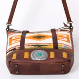 American Darling Saddle Blanket Genuine Leather Women Bag Western Handbag Purse