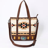 American Darling Saddle Blanket Genuine Leather Women Bag Western Handbag Purse