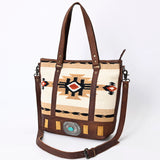 American Darling Saddle Blanket Genuine Leather Women Bag Western Handbag Purse