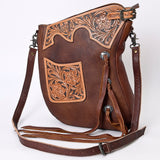 ADBG885 American Darling Hand Tooled Genuine Leather Women Bag Western Handbag Purse