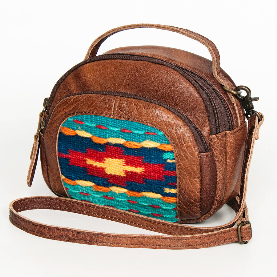 American Darling Handcrafted Woven Leather Western Cross body Bag - Uhorse