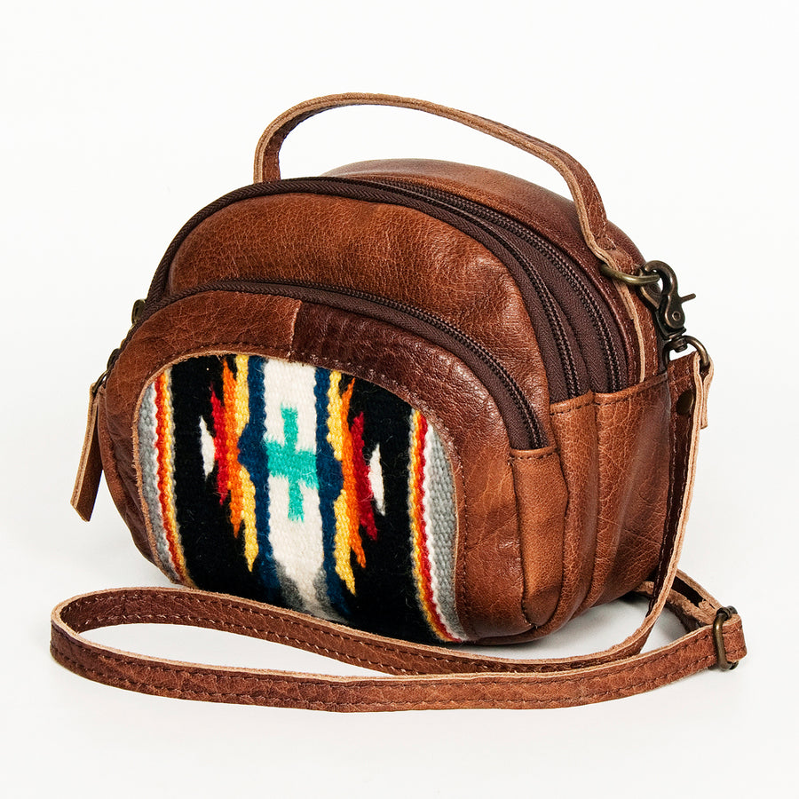American Darling Handcrafted Woven Leather Western Cross body Bag - Uhorse