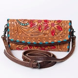 American Darling Wallet Hand Tooled Genuine Leather women bag western handbag purse