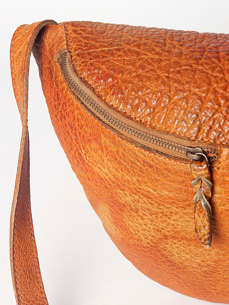 Never Mind Nmbgz122A Fanny Pack Vintage Handmade Genuine Cowhide Leather Women Bag Western Handbag Purse