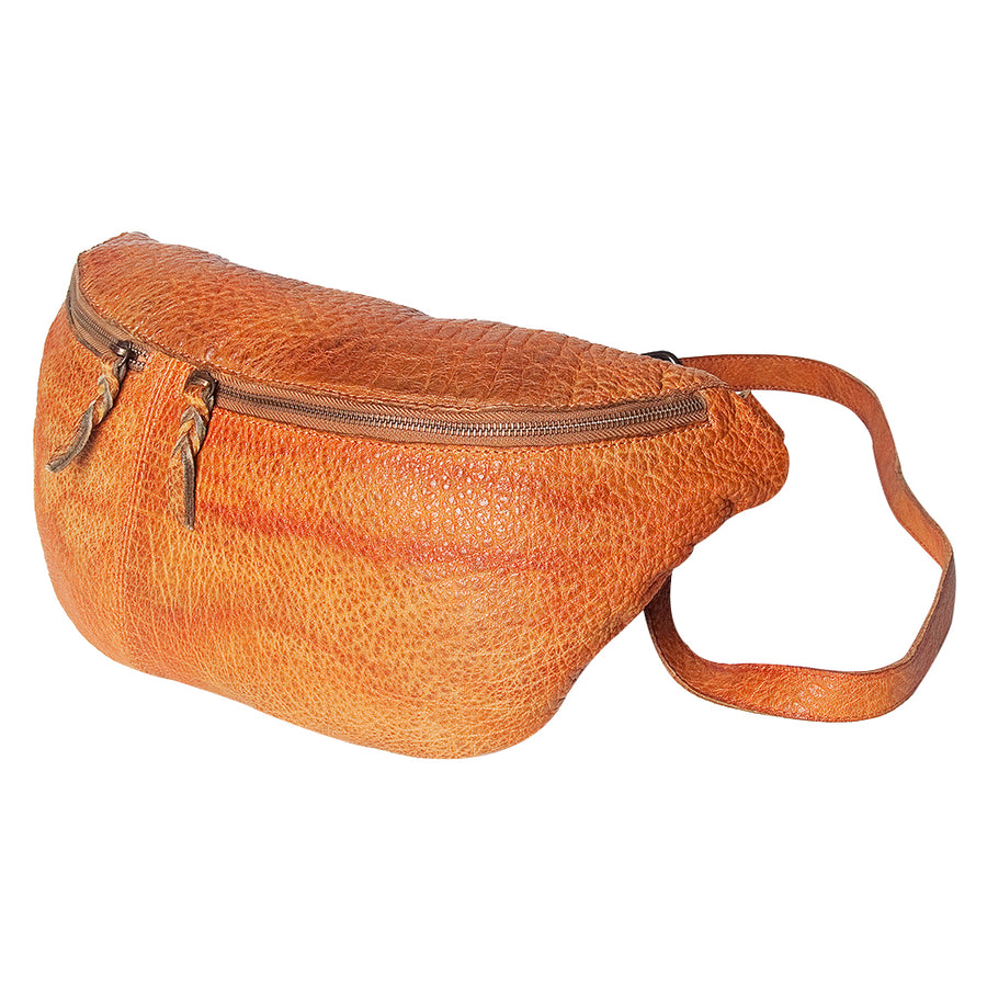 Never Mind Nmbgz122A Fanny Pack Vintage Handmade Genuine Cowhide by Hilason – Cowboy and equestrian accessories