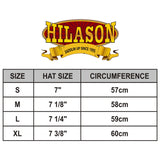 Hilason Premium Cowhide Leather Cowboy Hat Chocolate Brown