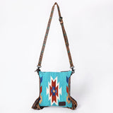 American Darling Hand Tooled Saddle Blanket Genuine Leather Women Bag Western Handbag Purse