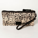 American Darling ADBG344BG Wristlet Hair On Genuine Leather women bag western handbag purse
