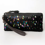 American Darling Wristlet Genuine Leather Women Bag W. Handbag Purse –