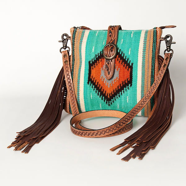 American Darling | Western Handcrafted Hand Tooled Leather Cross body Bag - Uhorse