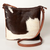 American Darling ADBG894 Large Crossbody Hair-On Genuine Leather Women Bag Western Handbag Purse