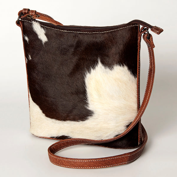 American Darling Hair-On Cowhide Large Cross body Bag | Western Genuine Leather Handbag - Uhorse