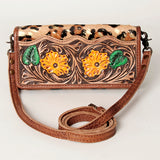 American Darling ADBG486A Wallet Hand Tooled Genuine Leather Women Bag Western Handbag Purse