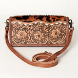 American Darling ADBG486A Wallet Hand Tooled Genuine Leather Women Bag Western Handbag Purse