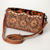 American Darling ADBG486A Wallet Hand Tooled Genuine Leather Women Bag Western Handbag Purse