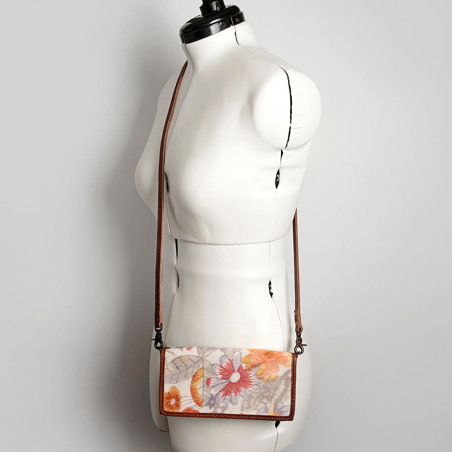 American Darling Western Wallet Bag Hair-On Cowhide Genuine Vegetable Tanned Leather Travel Clutch with YKK Zipper