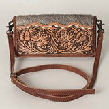 American Darling ADBG486A Wallet Hand Tooled Genuine Leather Women Bag Western Handbag Purse