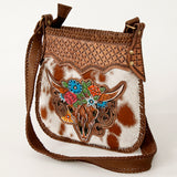 American Darling Cross Body Hand Tooled Genuine Leather women bag western handbag purse