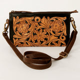 American Darling Beautifully Hand Tooled Genuine Leather women bag western handbag purse