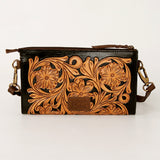 American Darling Beautifully Hand Tooled Genuine Leather women bag western handbag purse