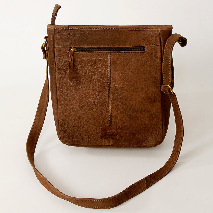 American Darling Cross Body Hand Tooled Hair on-Genuine Leather Western Women Bag Handbag Purse | Crossbody for Cute