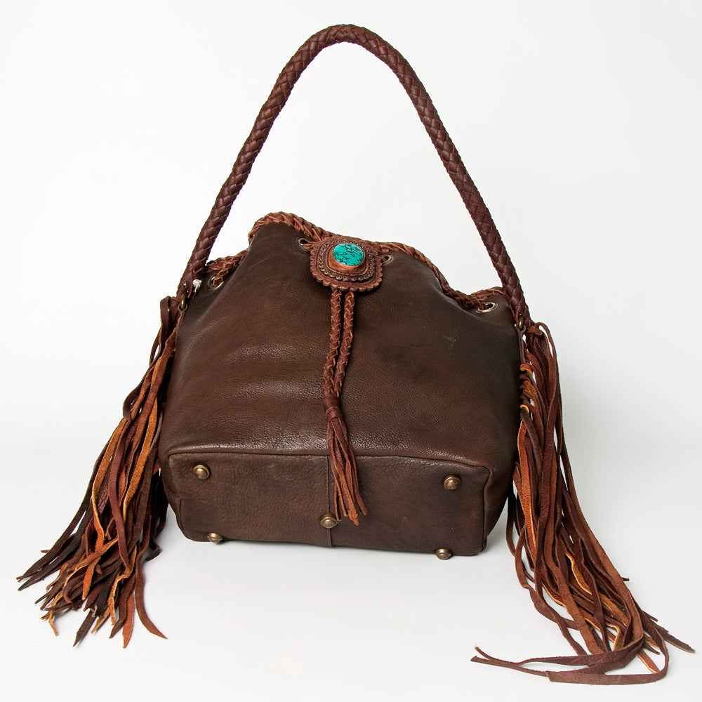 American Darling ADBGM273 Bucket Genuine Leather Women Bag Western Handbag Purse