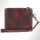 Never Mind Nmbgm133C Wallet Vintage Handmade Genuine Cowhide Leather Women Bag Western Handbag Purse